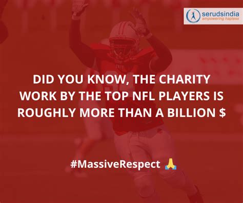 Who Are the Most Charitable Football Players in the .